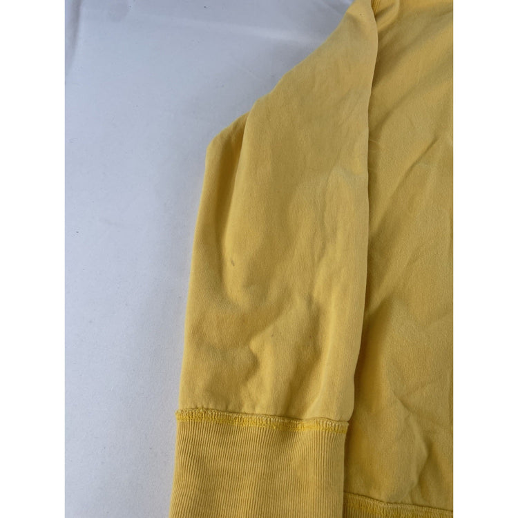 Mens Y2K American Eagle Yellow Zip Up Jacket Size 2XL
