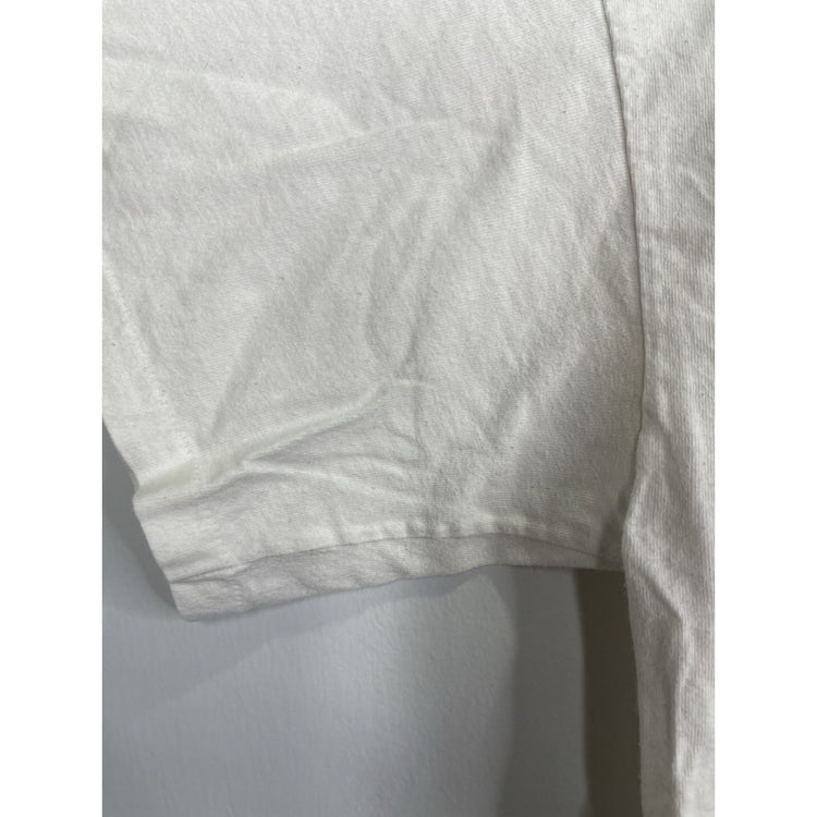 Vintage 90s Jesus Tee Sleep Shirt One Size White Angel Graphic 80s USA Made Rare