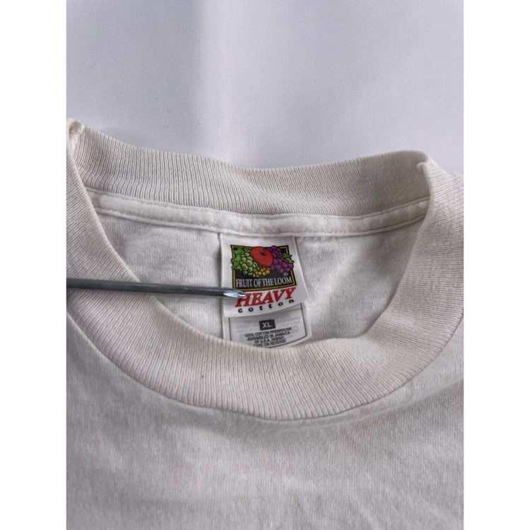 Mens Fruit Of The Loom White Vintage Houston Rockets Shirt Xl