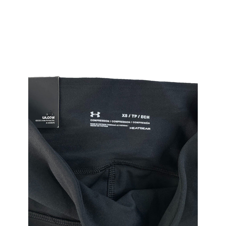 Womens Under Armour HeatGear Black Compression Leggings Size XS