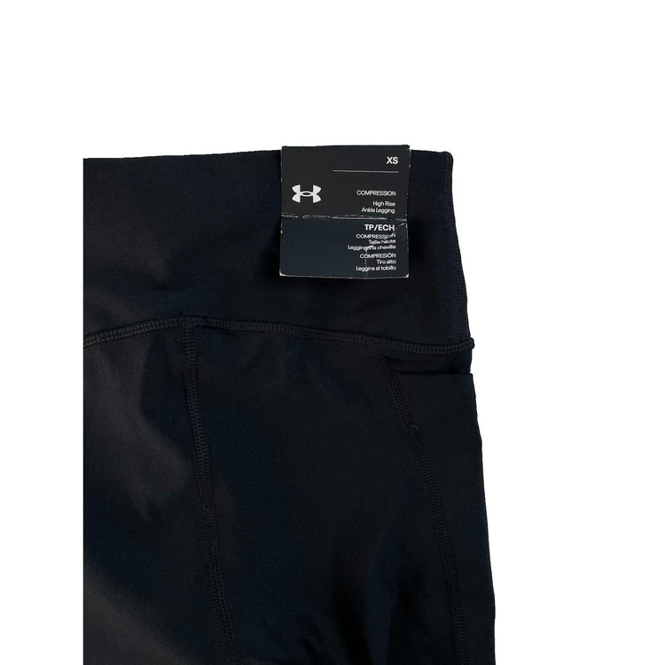 Womens Under Armour HeatGear Black Compression Leggings Size XS
