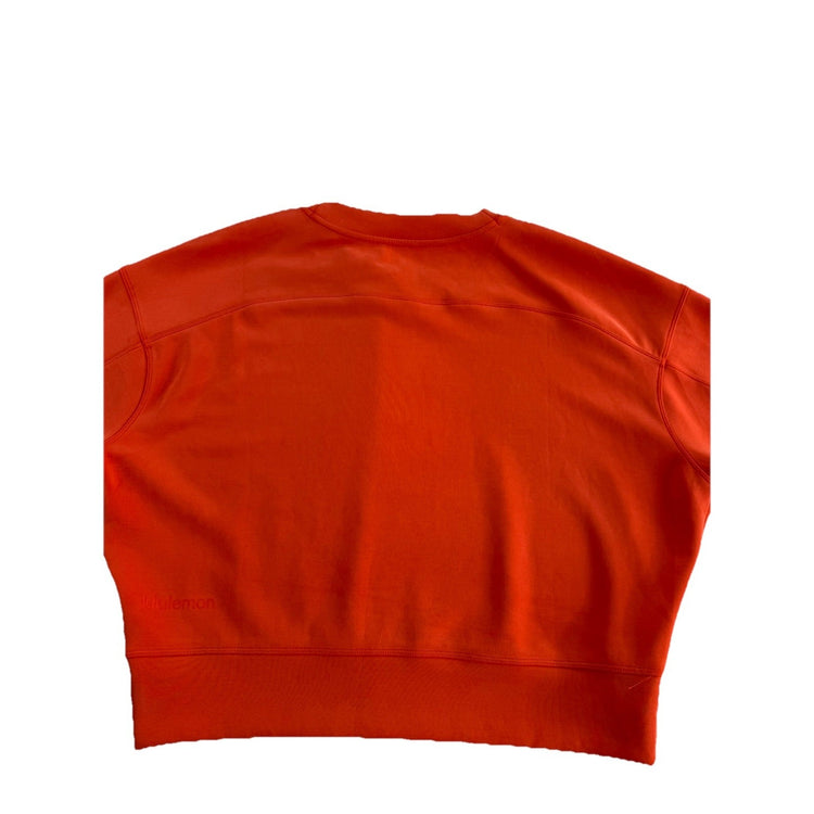 Womens Lululemon Size 4 Orange Sweatshirt