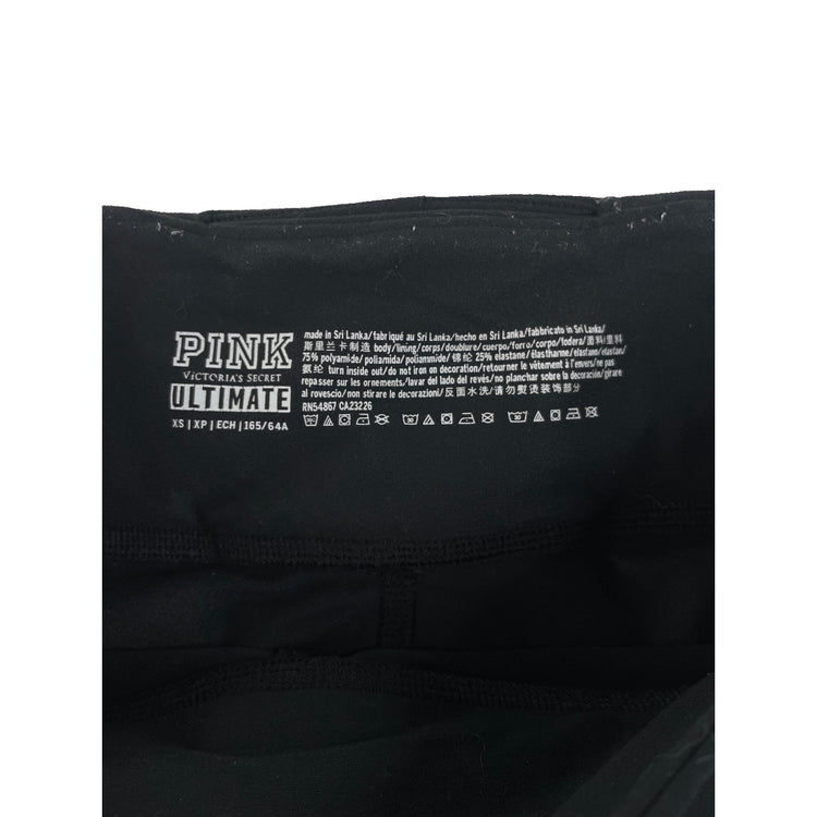 Women’s PINK Ultimate Black Leggings Size XS