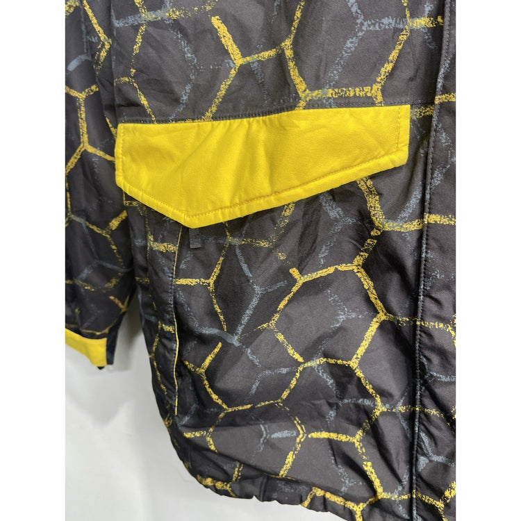 Youth The North Face Yellow Heat-seeker Jacket Insulated Hooded Sz XL (18-20)