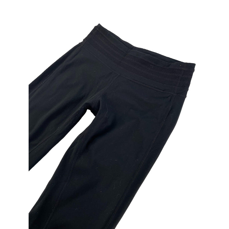 Womens PrAna Black Flared Leggings Size Small