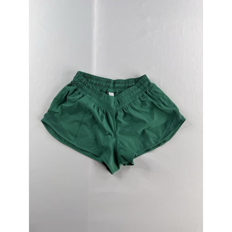 Womens Lululemon Hotty Hot Green Shorts Size 6