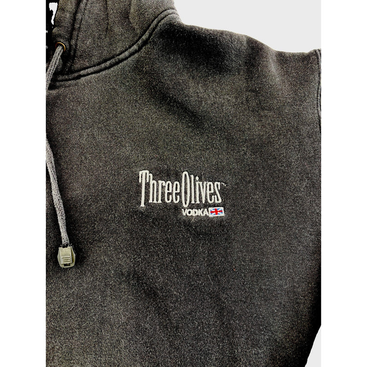 Men’s Vintage CH Apperal “ Three Olives Vodka” Pull Over Hoodie Size M