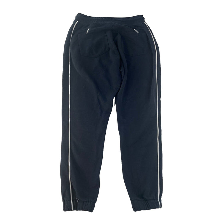 Men's Alphalete Dark Blue Joggers with White Side Stripe Size M