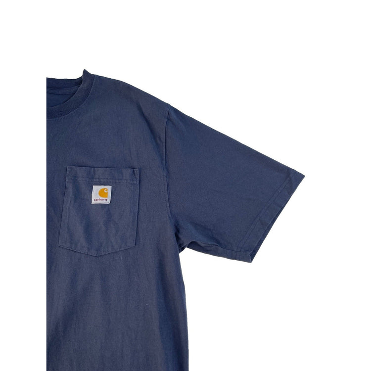 Mens Carhartt Dark Gray Loose Short Sleeve T Shirt Size Medium