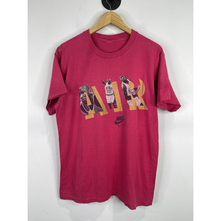 Men’s Vintage Graphic Red 80s Nike Air Jordan Basketball T Shirt #23 Sz XL