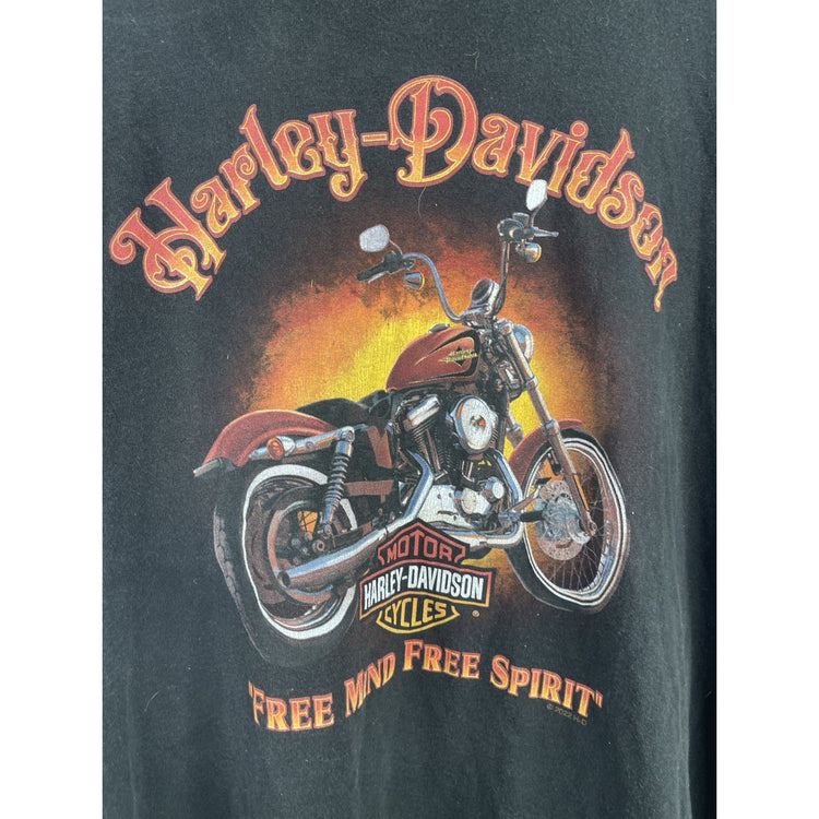 2022 Harley Davidson Free Mind Spirit Pasadena TX Black T-shirt Size XXL