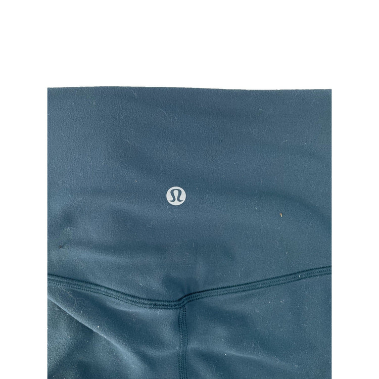 Womens Lululemon Dark Teal Leggings Size 8