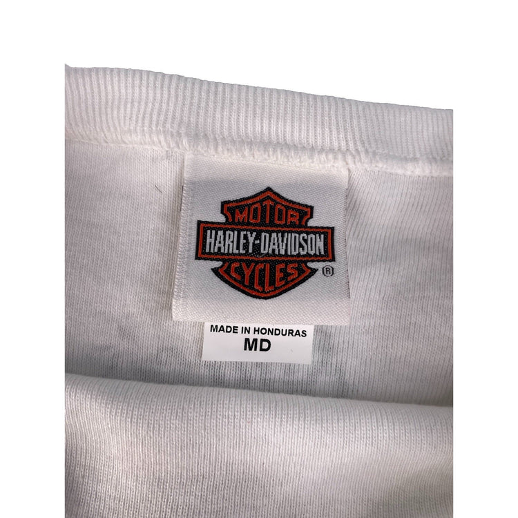Women's Harley Sturgis "Biker by Choice" White Graphic Tee M