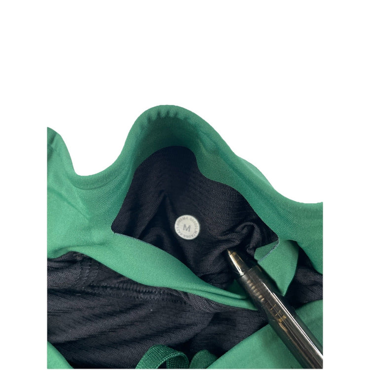 Womens Lululemon Green Running Shorts Size Medium