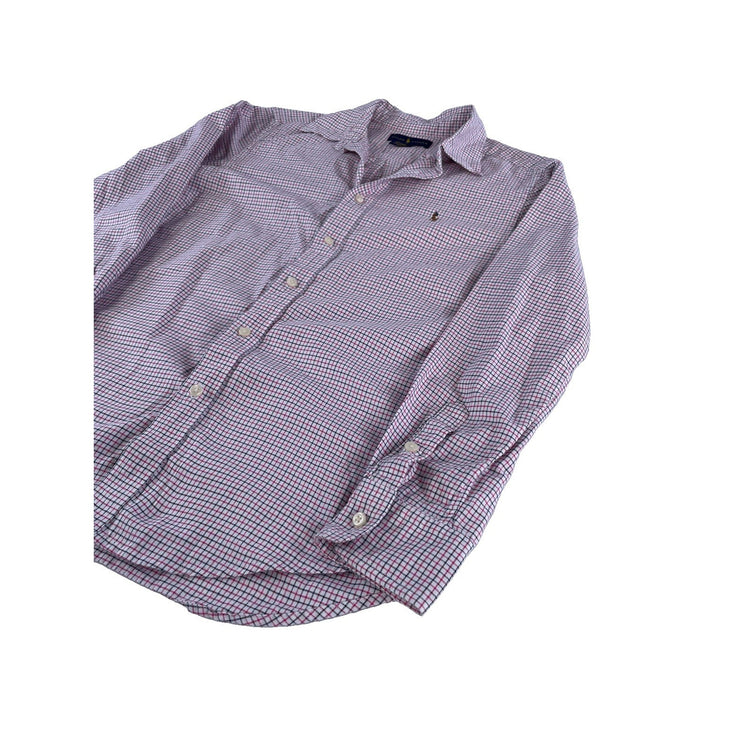 Youth Boys Ralph Lauren Classic Multicolor Longsleeve Shirt Size L