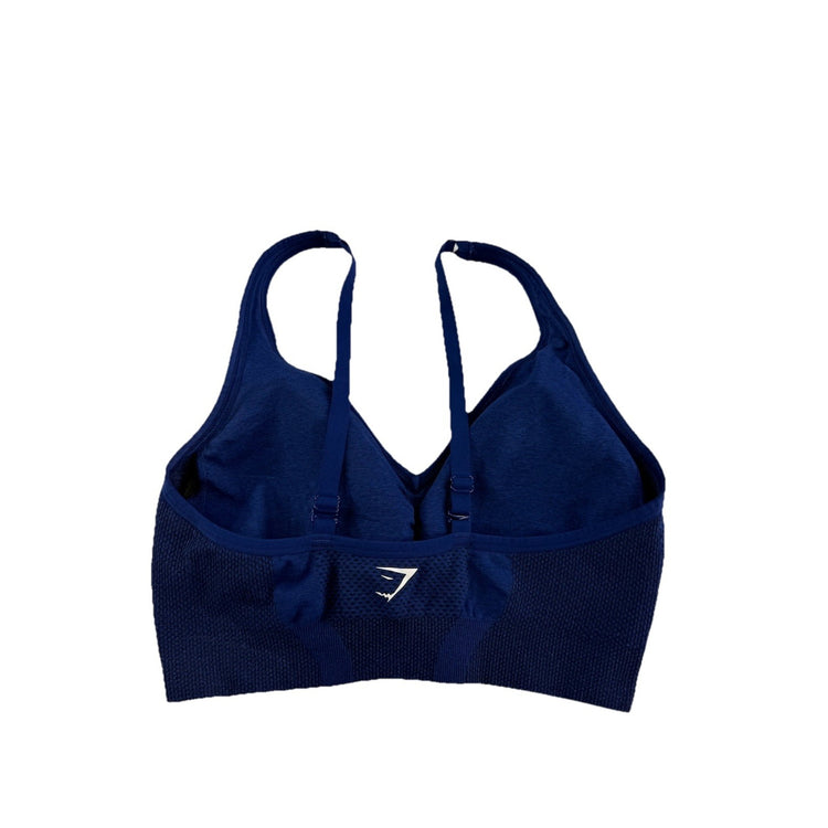 Womens Gymshark Blue Padded Sport Bra Size M