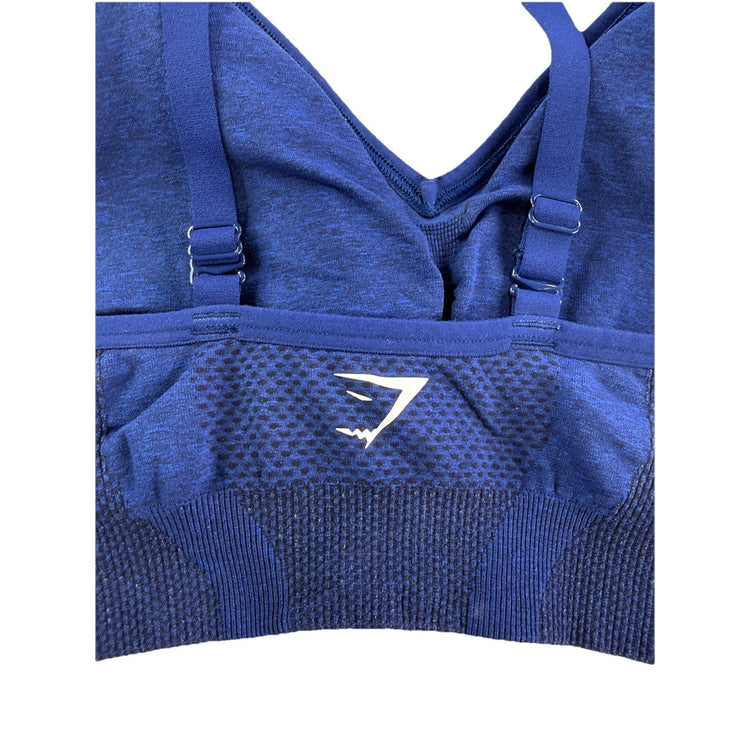 Womens Gymshark Blue Padded Sport Bra Size M