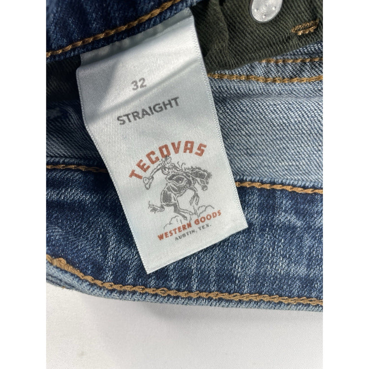 Men’s Tecovas Relaxed Straight Blue Jeans Size 32