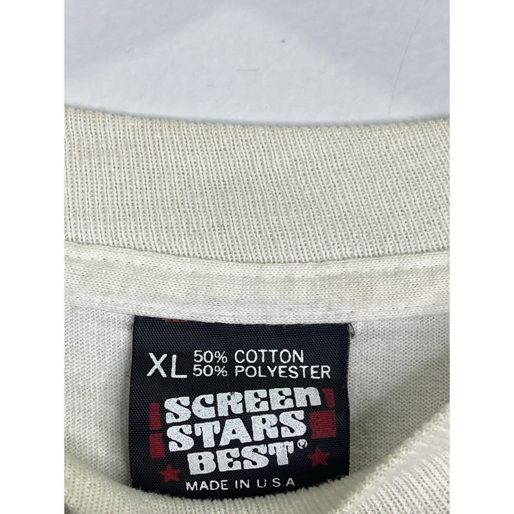 RARE VTG 1990 David Robinson rookie of the year spurs Newspaper Shirt Sz XLarge