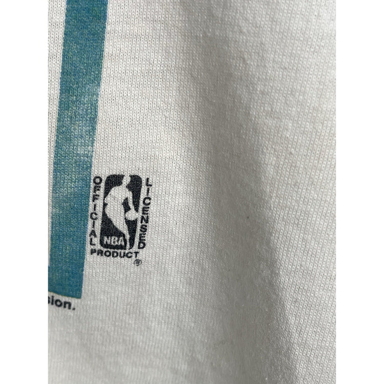 RARE VTG 1990 David Robinson rookie of the year spurs Newspaper Shirt Sz XLarge