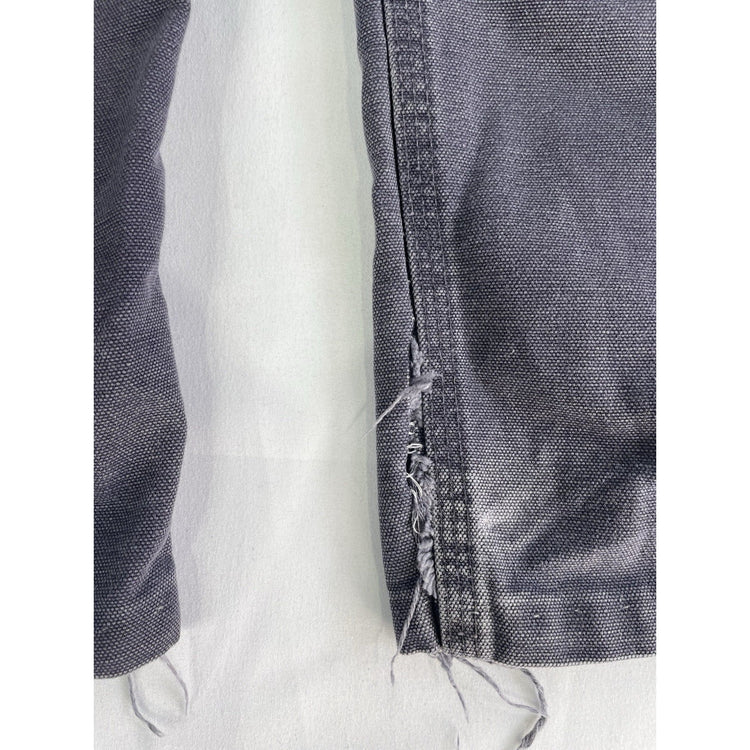 Mens Carhartt Gray Denim Carpenter Style Jeans Size 33X32