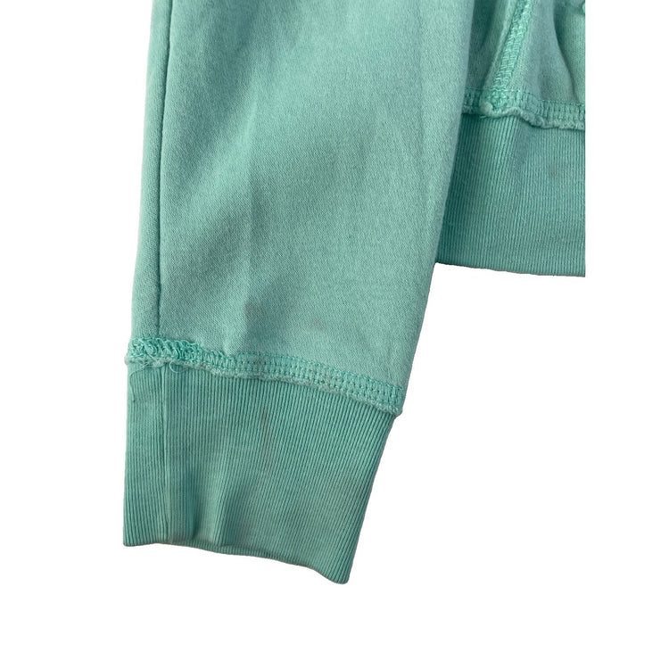 Womens Aeropostale Teal Blue Zip Up Hoodie Sweatshirt Size S