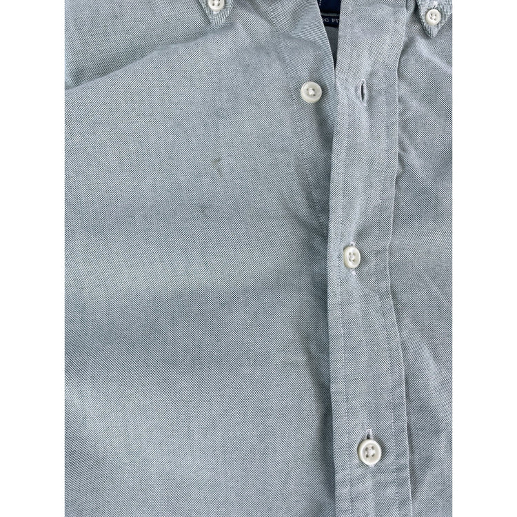 Mens Ralph Lauren Classic Light Lime Green Button-Up Shirt Size Small