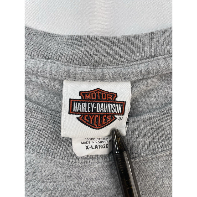 Mens 2011 Harley Davidson Gray South Dakota T Shirt Size XL