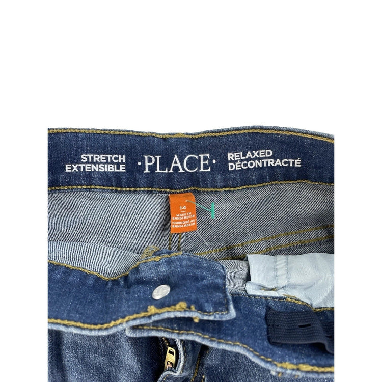 Youth The Children’s Place Relaxed Fit Blue Jeans Size 14