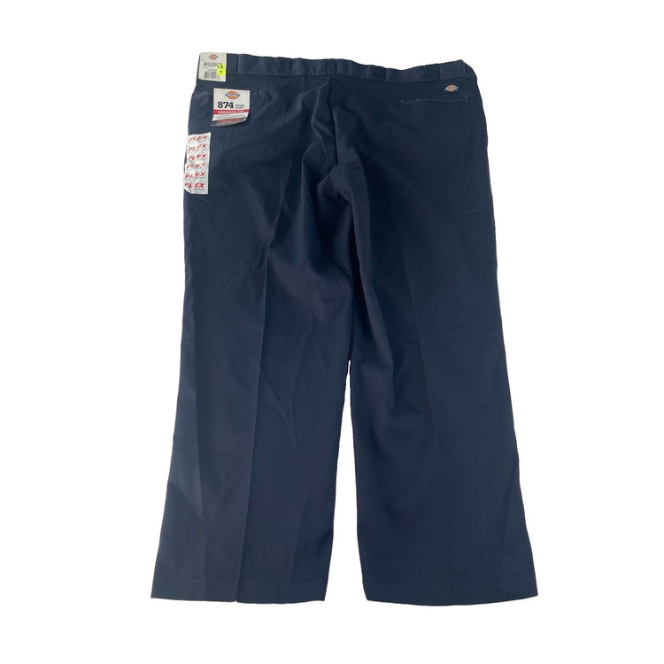 Mens Dickies Dark Blue Original Fit Work Pants Size 50x30