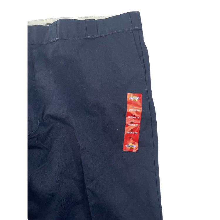 Mens Dickies Dark Blue Original Fit Work Pants Size 50x30