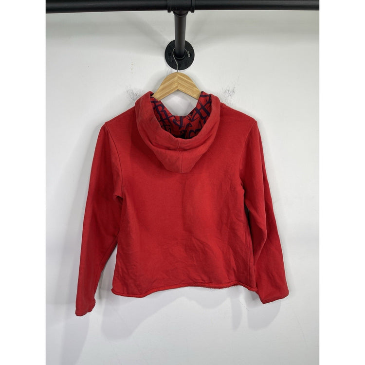 Youth Authentic Houston Rockets Red Graphic Hoodie Basketball Sz Large