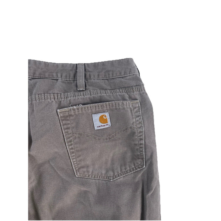 Men’s Carhartt Light Brown Relaxed Straight Work Pants Size 16x34