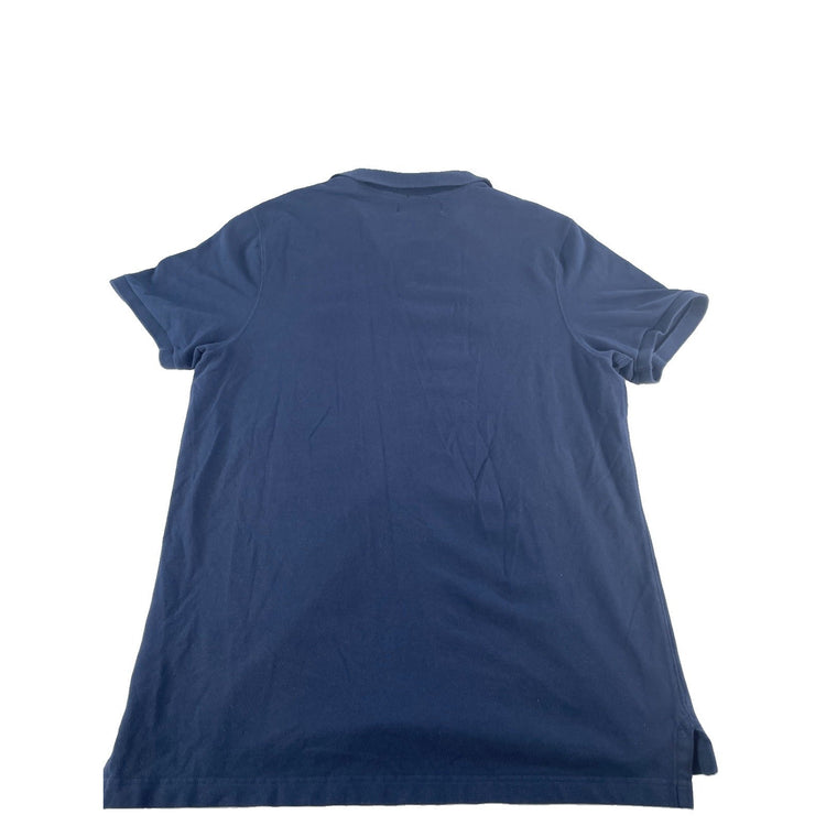 Mens Abercrombie & Fitch Navy Blue Stretch Polo Shirt Size XXL