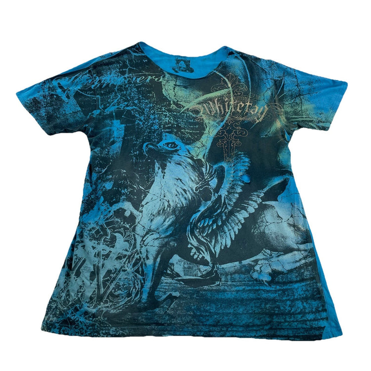 Women’s Y2K Archaic Affliction Grunge Graphic Tee Size Xl