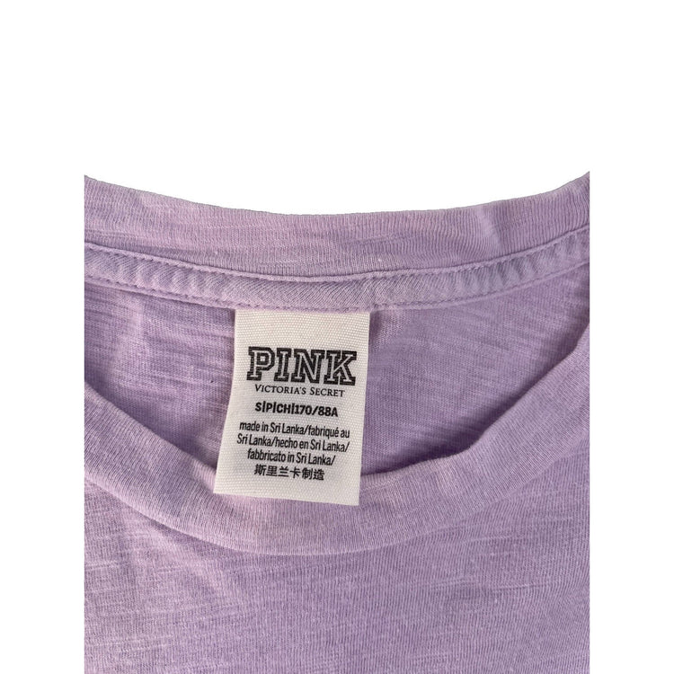 Women's Victoria's Secret PINK Color-Block Long Sleeve T-Shirt, Size S