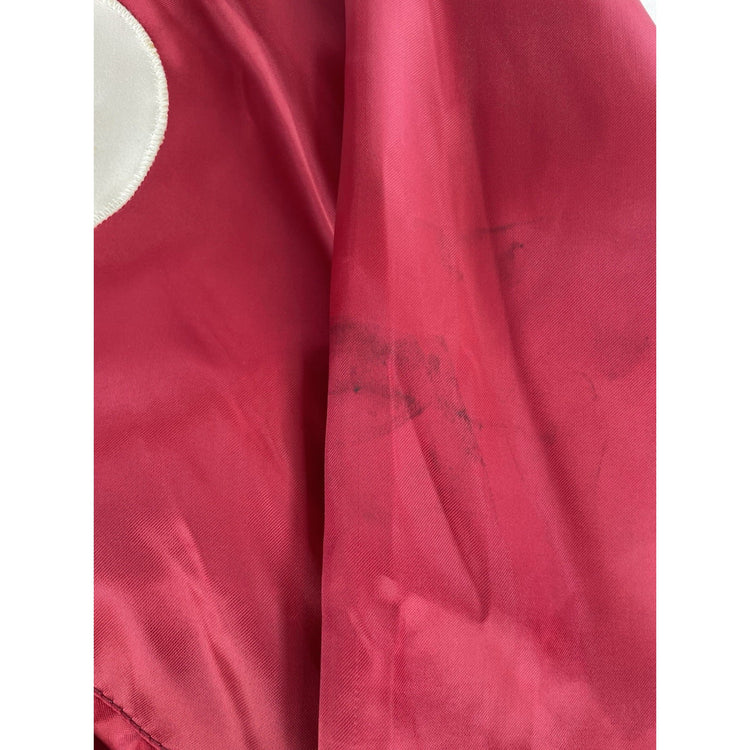Mens Vintage Starter Philadelphia Phillies Red Satin Button Jacket Size XL