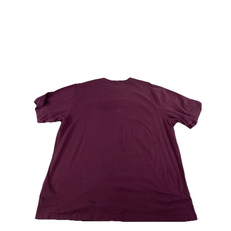 Carhartt Red Maroon Loose Fit Pocket Crew Neck Short Sleeve Shirt Men's 3XL
