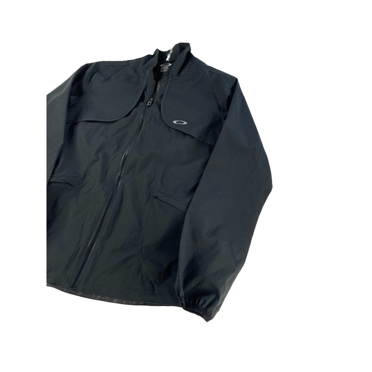Men's Oakley Performance Athletic Lightweight Full-Zip Jacket Black Size M