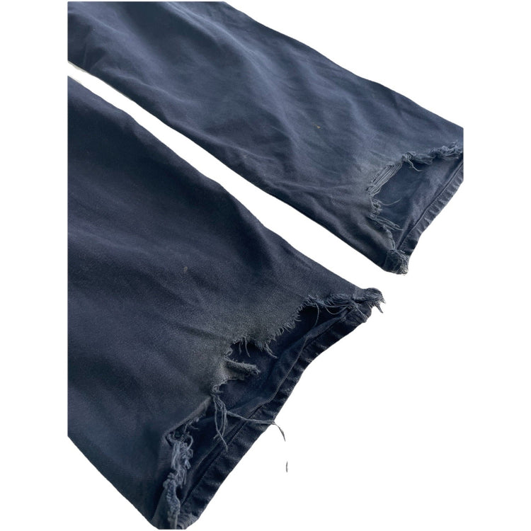 Mens Carhartt Dark Navy Blue Denim Jeans Size 40X32