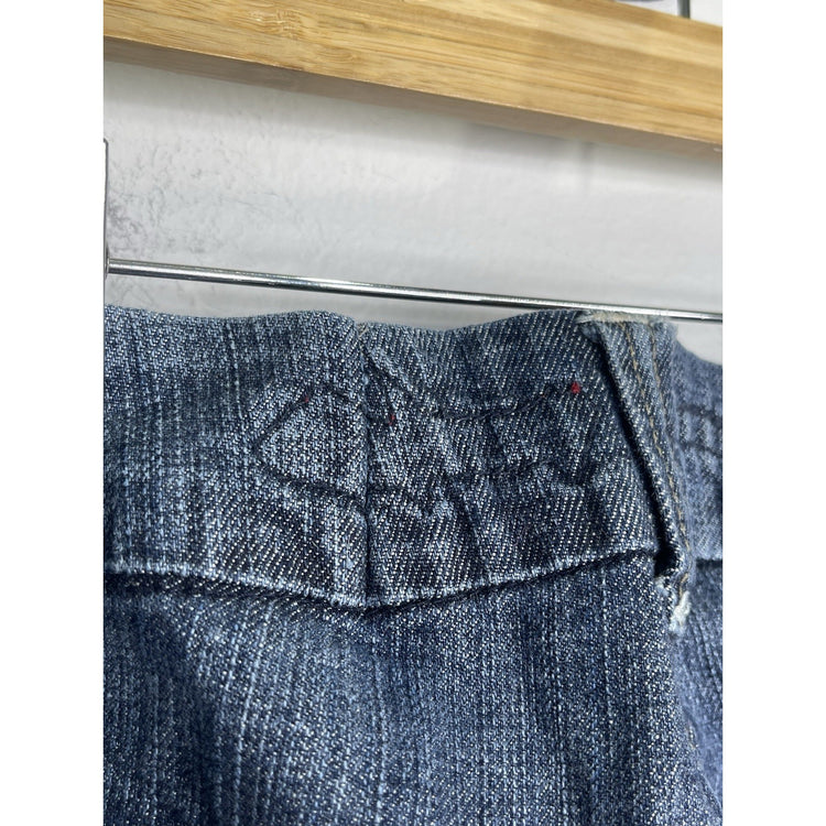 Women’s Y2K VTG Wear It Loud Freestyle Revolutionary Denim Straight Jeans Sz 16s