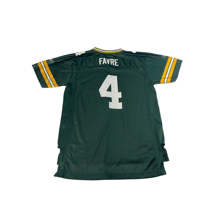 Mens Vintage Reebok Green Bay Packers Brett Favre #4 Jersey SIZE XL
