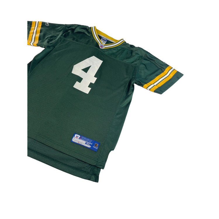 Mens Vintage Reebok Green Bay Packers Brett Favre #4 Jersey SIZE XL