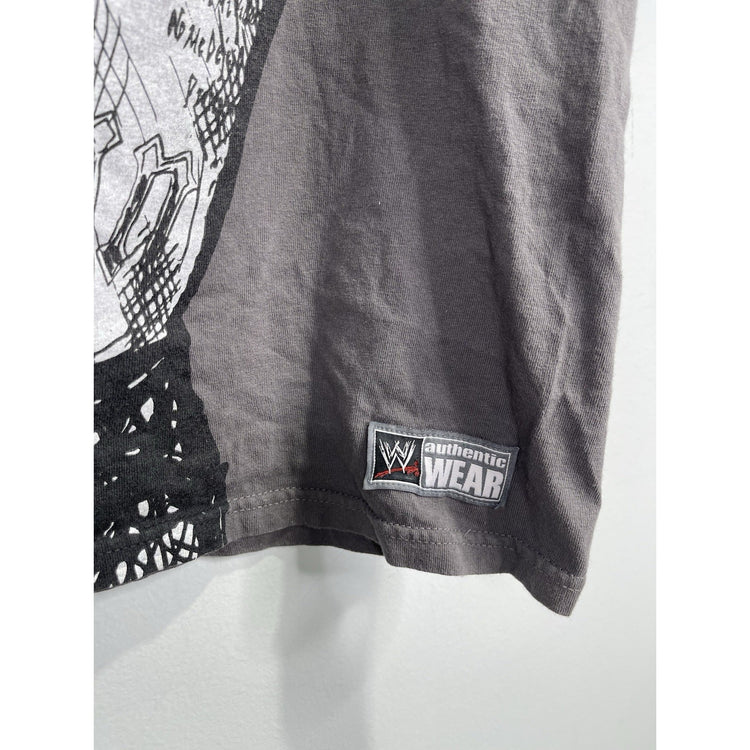 Men’s Vintage WWE Rey Mysterio T Shirt Y2K AOP Big Graphic Wrestling Sz Medium