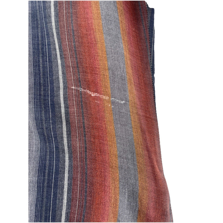 Mens Vintage Panhandle Slim, LongSleeve Western Striped ButtonUp Shirt Size 14