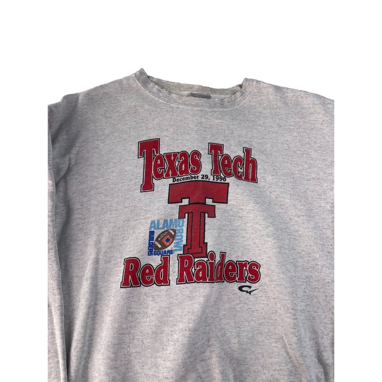 Mens Vintage Oneita Power-Sweats Texas Tech Red Raiders Sweatshirt XL