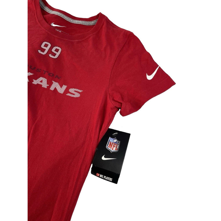 Womens Nike Red Slim Fit 99 Houston Texans T Shirt Size Large