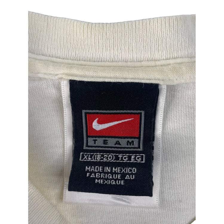 Kids Vintage Nike Team White St Louis Baseball Swoosh Graphic T Shirt SIZE XL
