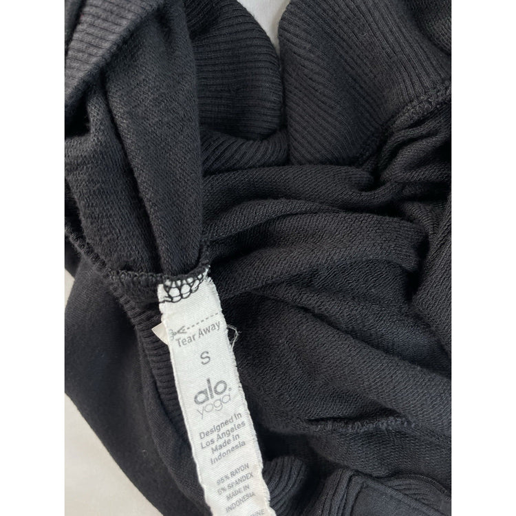 Womens Alo Yoga Crop Top Long Sleeve Size S