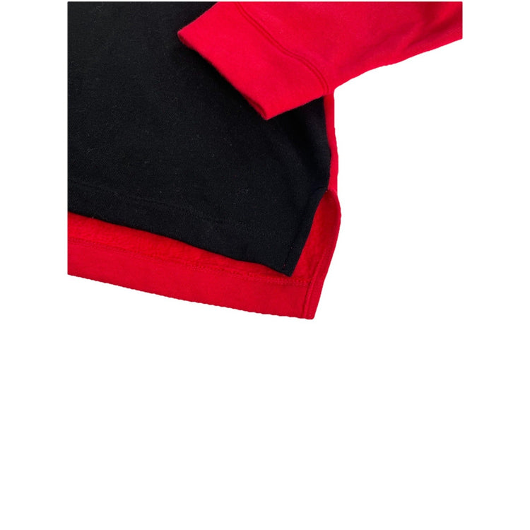 Womens Victoria’s Secret PINK Red & Black Hooded Sweater Size Small
